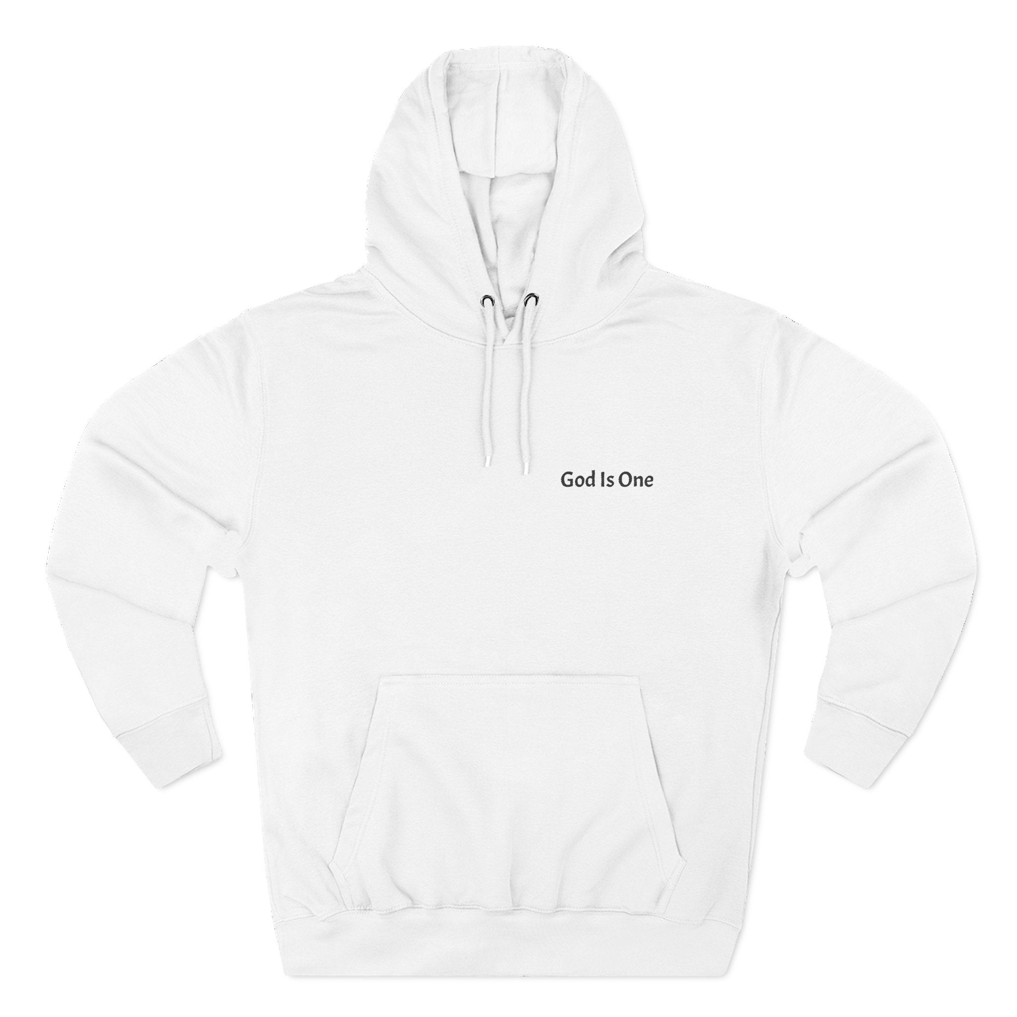 'God Is One' Embroidered Hoodie