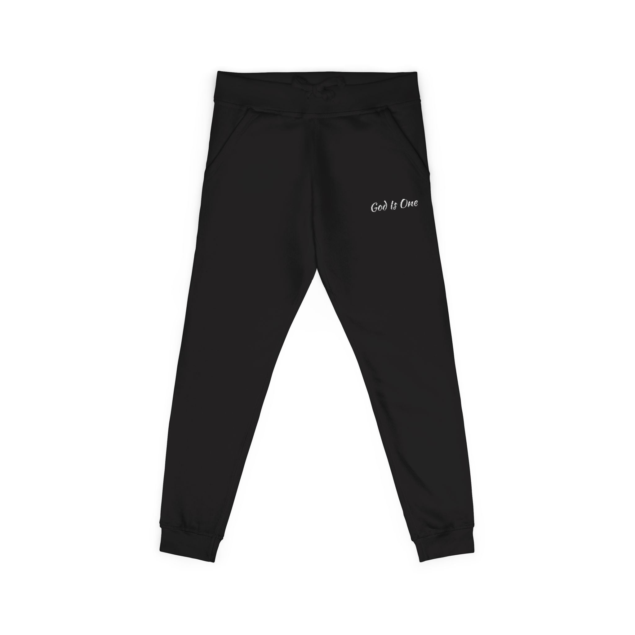 Embroidered "God Is One" Sweatpants