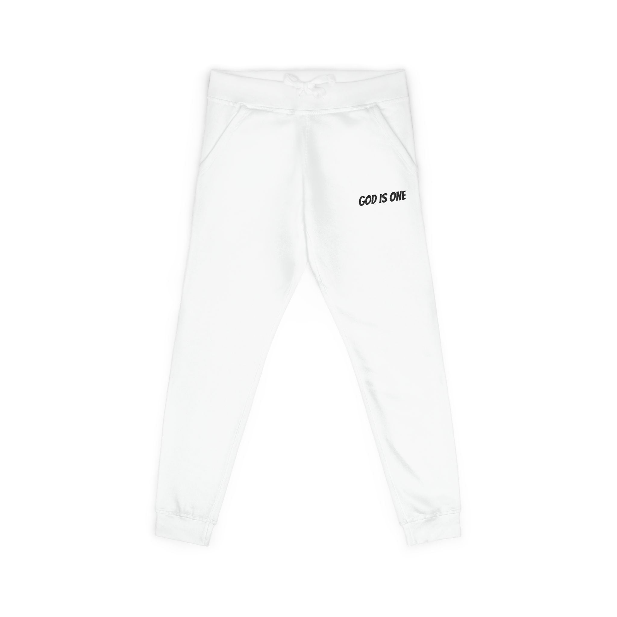 Embroidered 'God Is One' Sweatpants