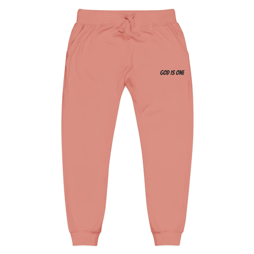 Embroidered 'God Is One' Sweatpants